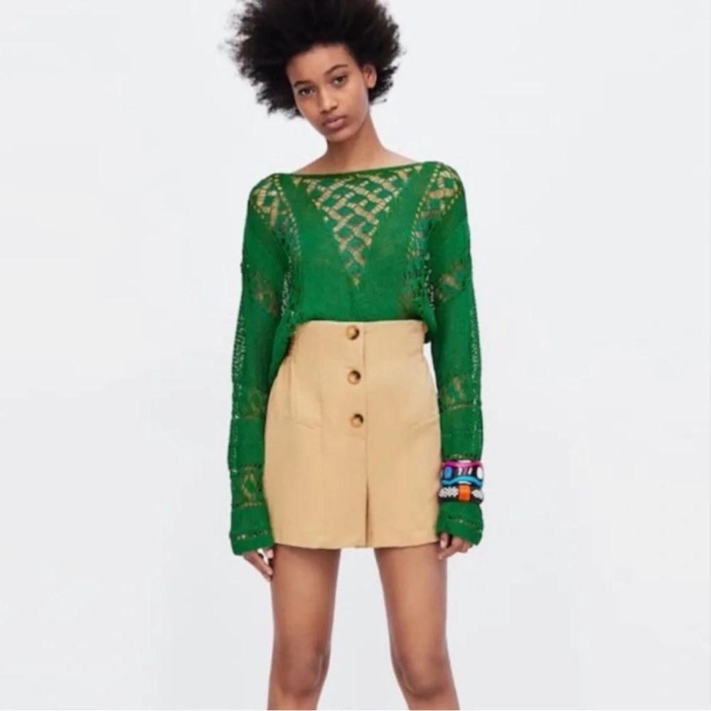 Zara Green Knit Sweater🌱💚 - Picture 2 of 3